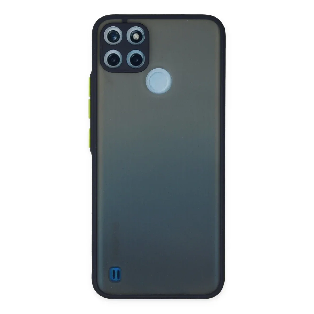 Realme C21Y Kılıf Montreal Silikon Kapak - Lacivert