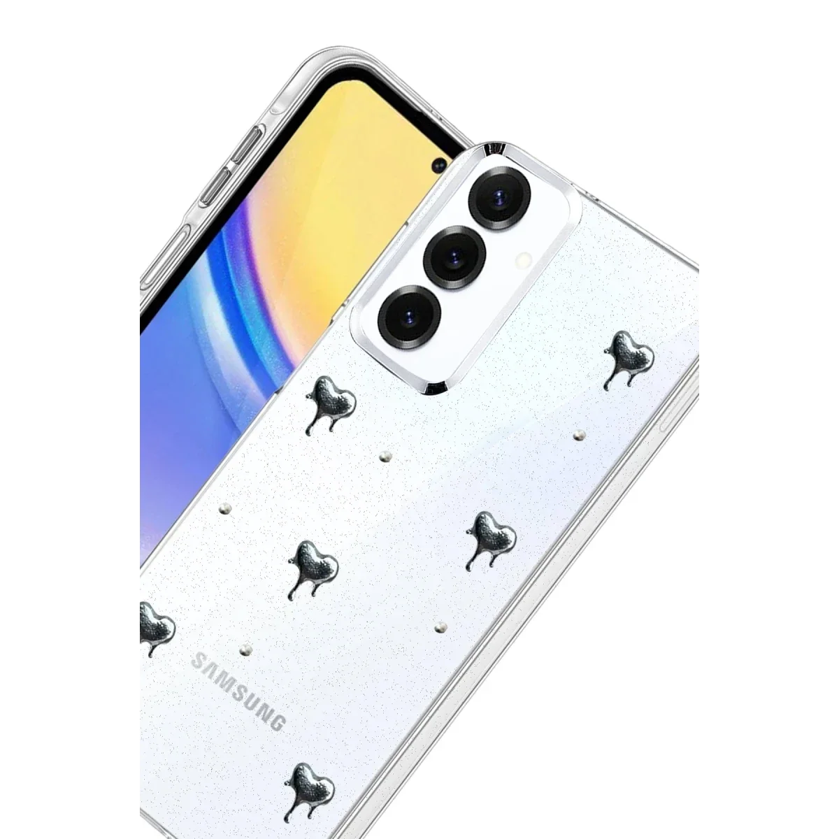 Samsung Galaxy S25 FE Fiyonk Desenli Kapak - Desen 1 görsel 3