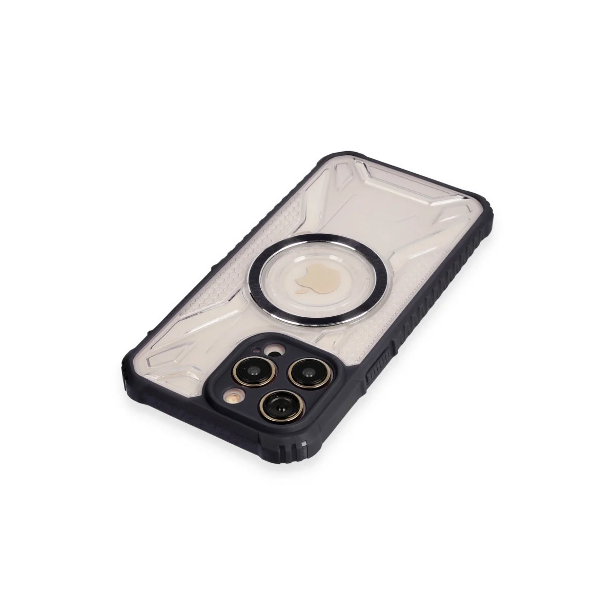 Apple İphone 14 Pro Max Kılıf Prag Magneticsafe Kapak - Siyah görsel 3