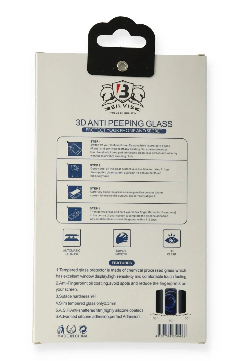 Samsung Galaxy S24 Plus Bilvis Hayalet Cam Ekran Koruyucu görsel 3