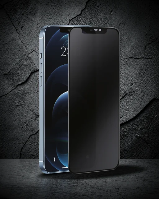 Apple İphone 7 Plus 3d Antistatik Hayalet Cam Ekran Koruyucu - Siyah