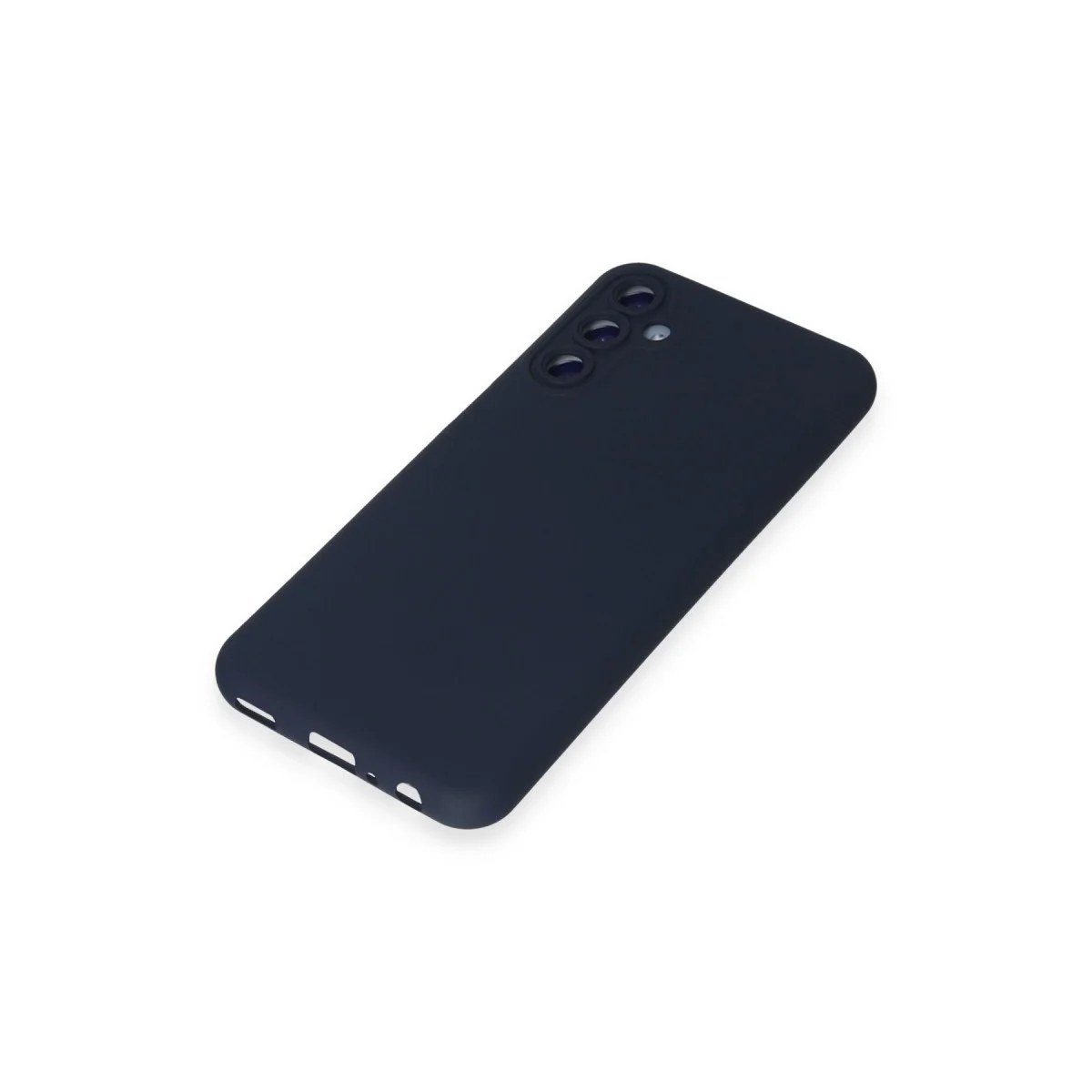 Samsung Galaxy M14 5g Kılıf Nano İçi Kadife Silikon - Lacivert görsel 4