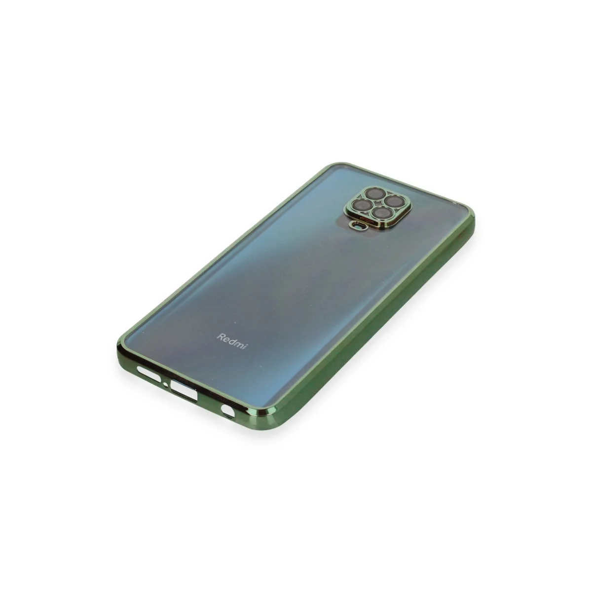 Xiaomi Redmi Note 9 Pro Kılıf Razer Lensli Silikon - Yeşil görsel 4