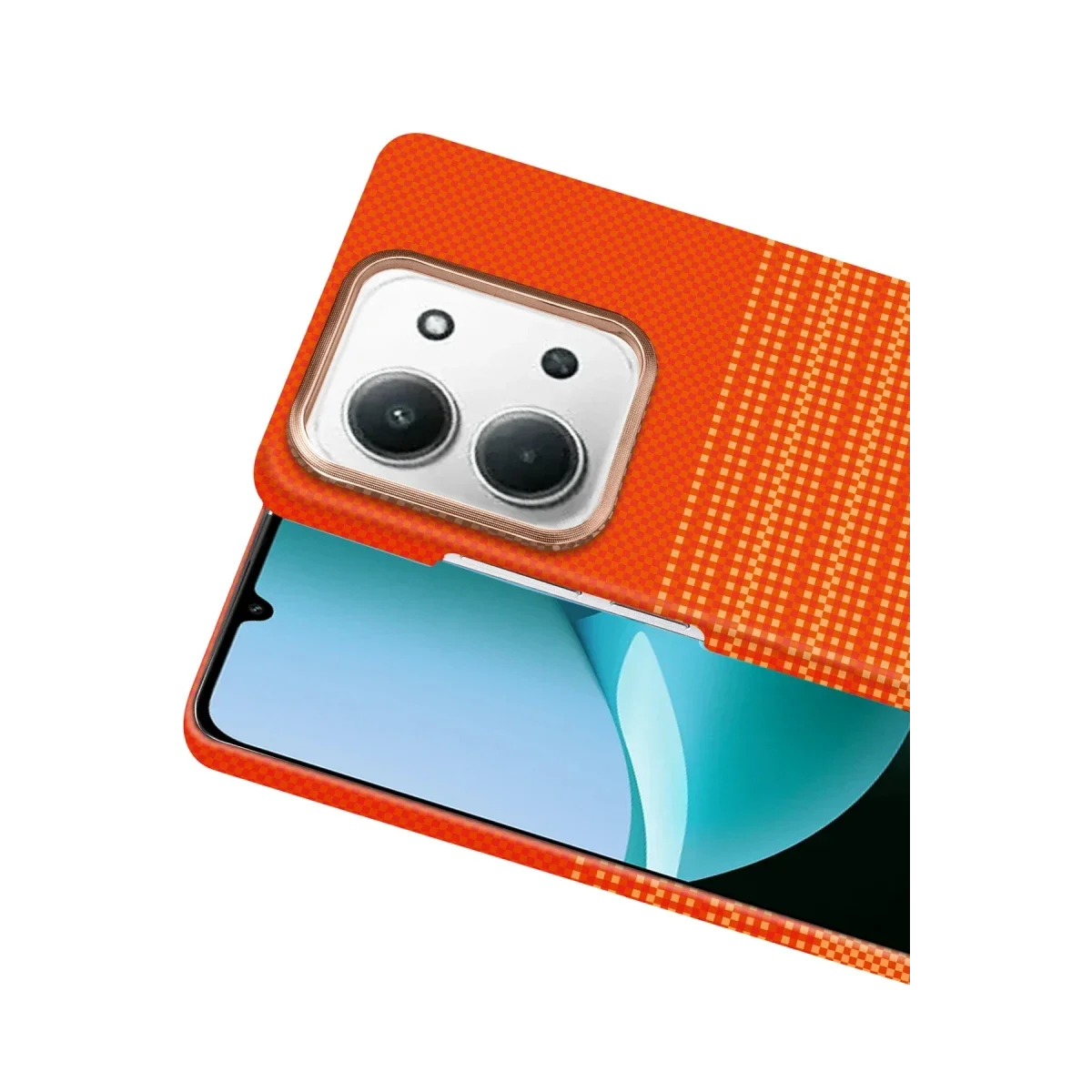 Xiaomi Redmi 15C 4G Vega Magsafe Kapak - Turuncu görsel 2