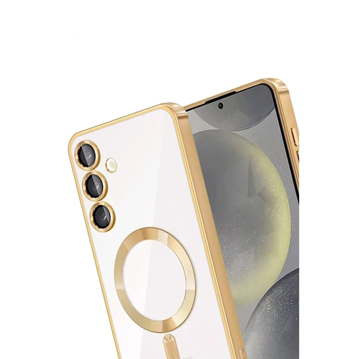 Samsung Galaxy A15 4G Kross Magneticsafe Kapak - Gold görsel 3