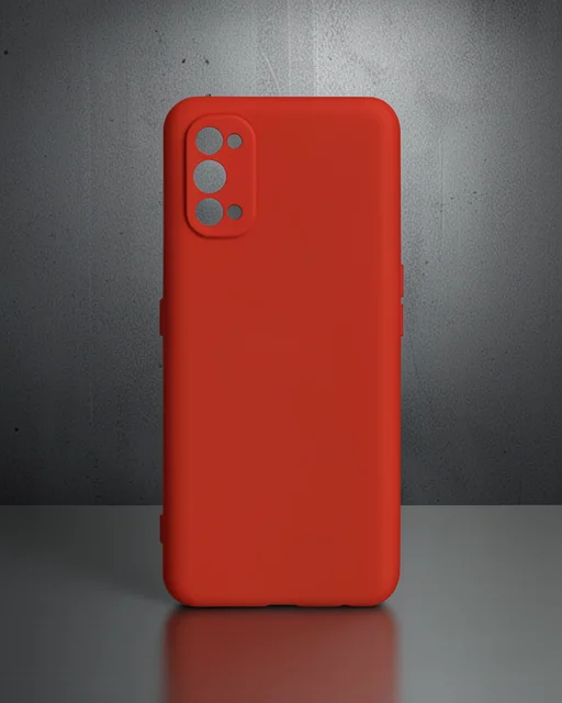 Realme 7 Pro Kılıf Nano İçi Kadife Silikon - Kırmızı