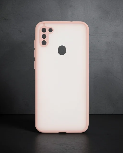 Samsung Galaxy A11 Kılıf Montreal Silikon Kapak - Pembe