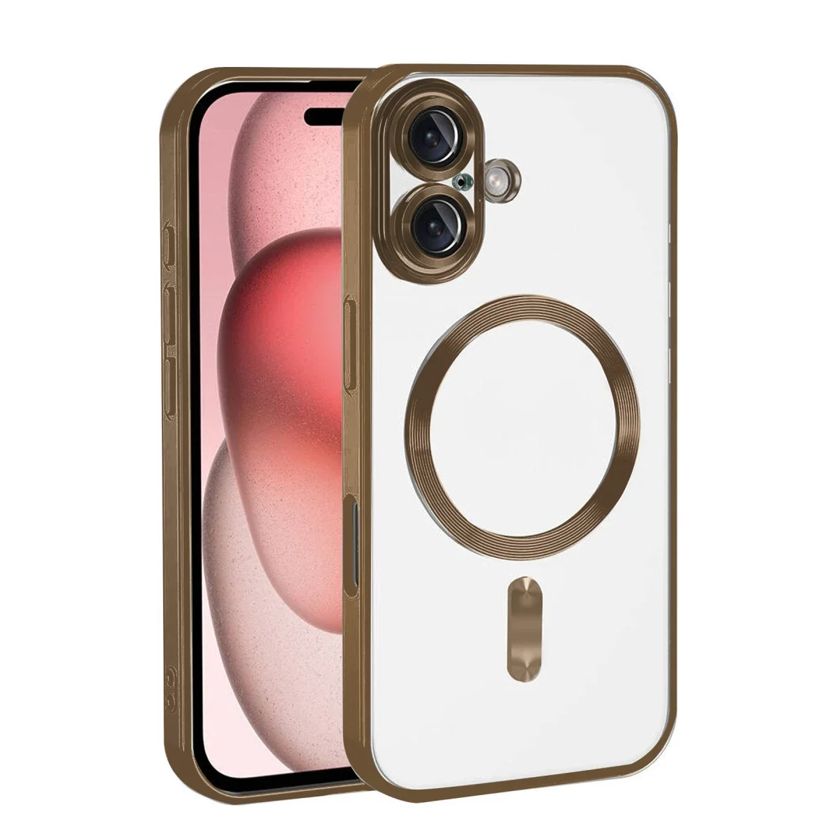 Apple iPhone 17 Kross Magneticsafe Kapak - Çöl Titanyum