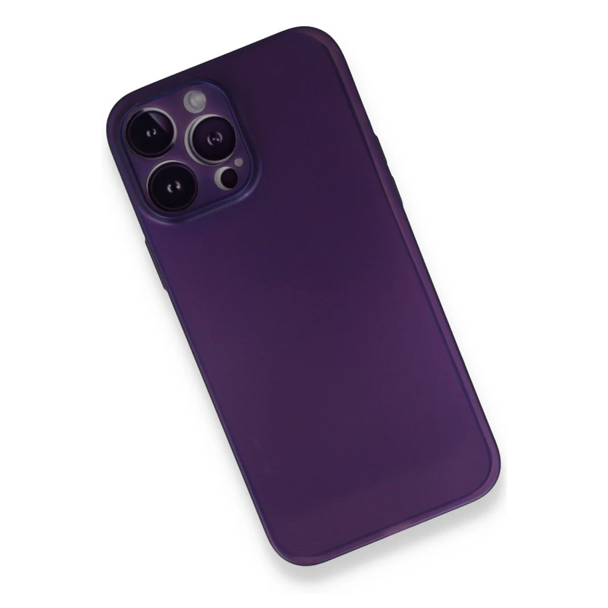 Apple İphone 14 Pro Kılıf Pp Ultra İnce Kapak - Mor görsel 2