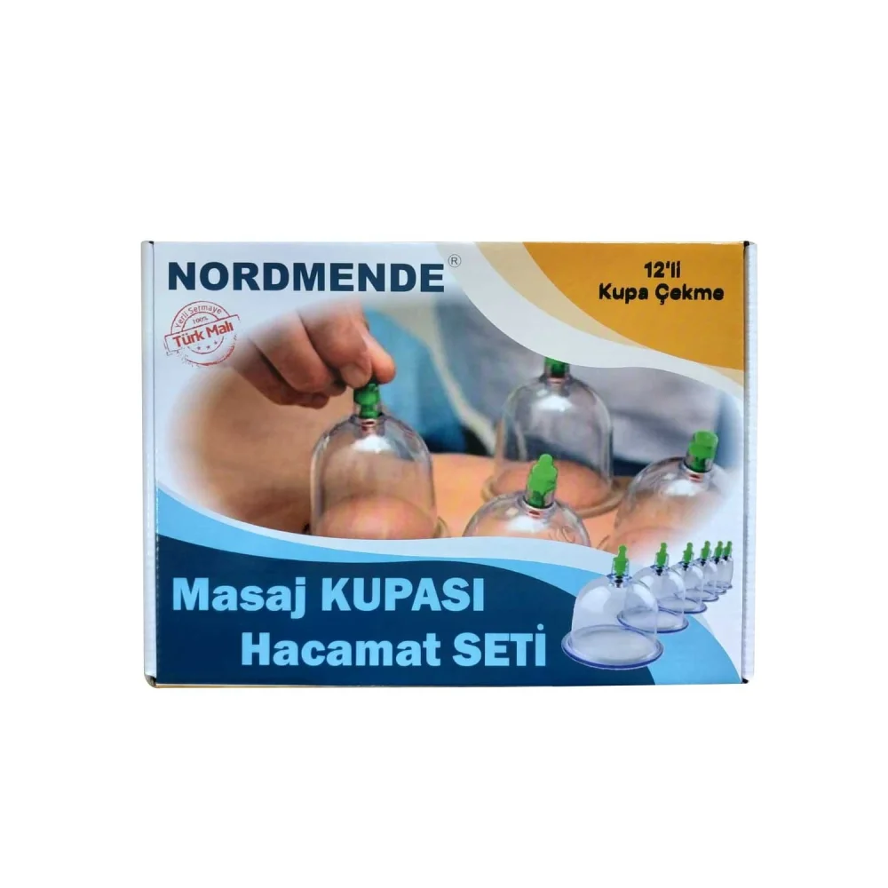 Nordmende Hacamat Masaj Kupası 12'Li Set