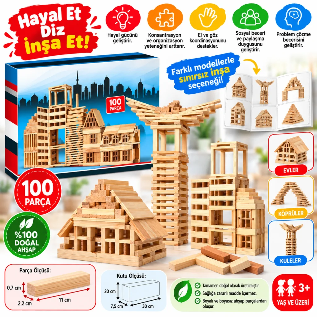 KR101 Ahşap Bloklar