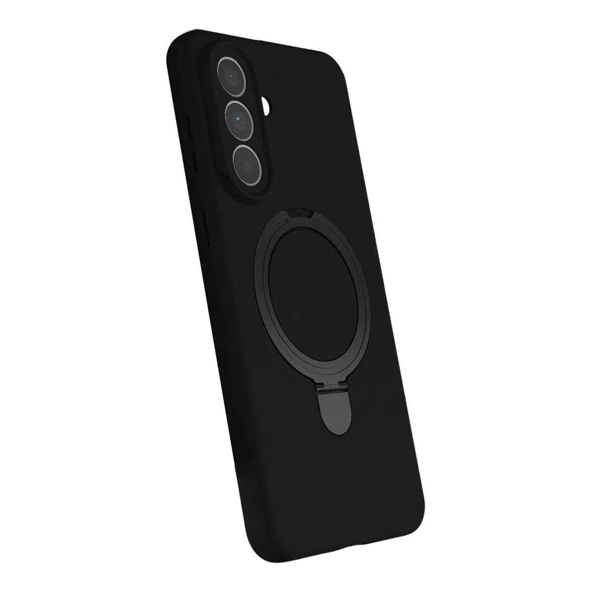 Samsung Galaxy A57 5g Regal Magsafe Standlı Kapak - Siyah görsel 3