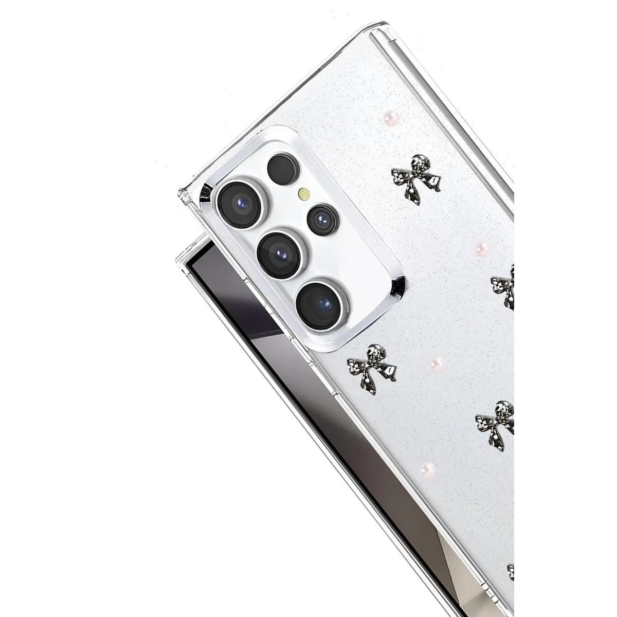 Samsung Galaxy S25 Ultra Fiyonk Desenli Kapak - Desen 8 görsel 3