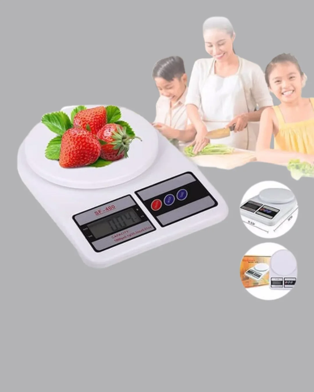 LCD Ekranlı Hassas Dijital Mutfak Terazisi – 5kg Kapasite, 1g Hassasiyet Yeni Nesil görsel 5