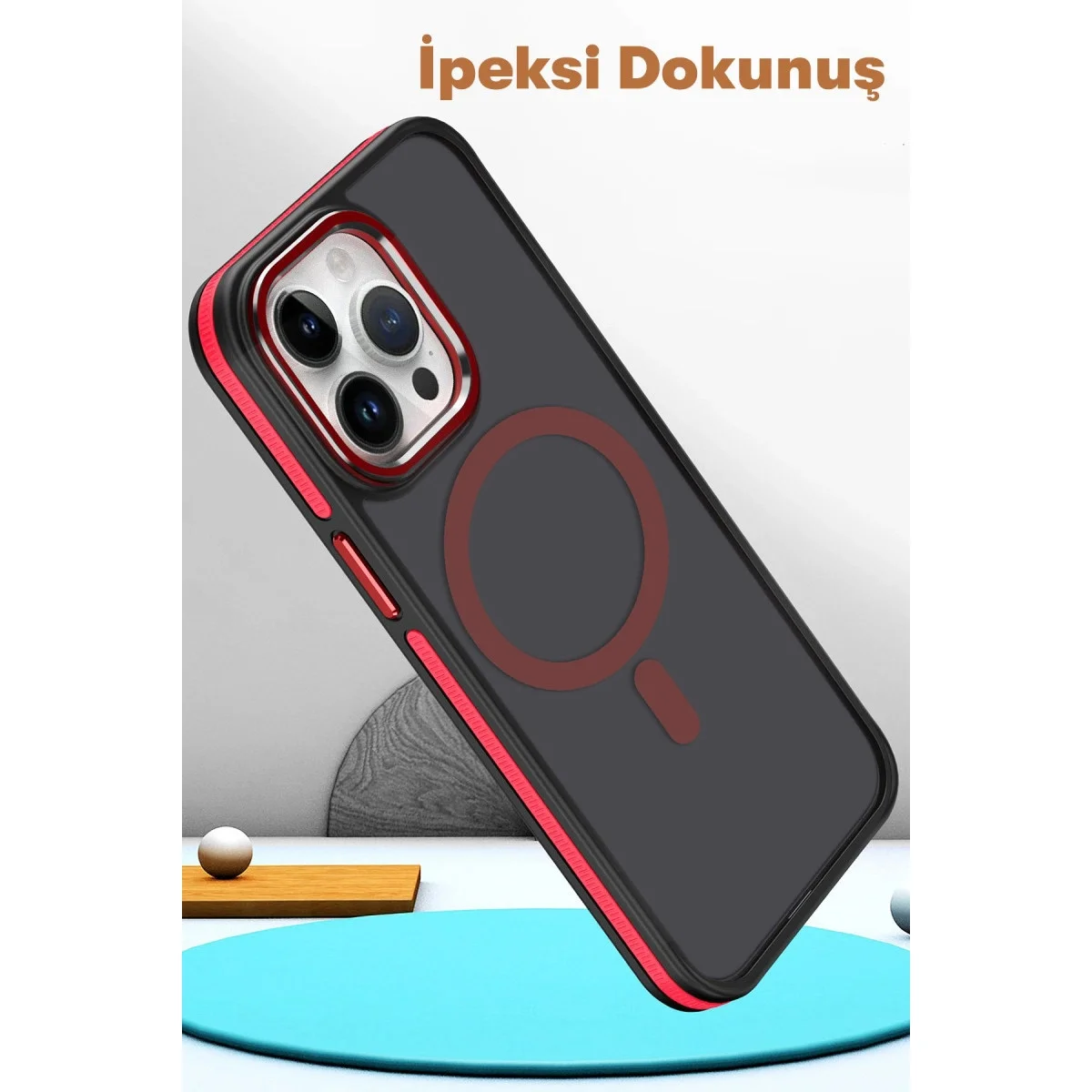 Joko Apple İphone 15 Pro Winner Magsafe Kapak - Lacivert görsel 4