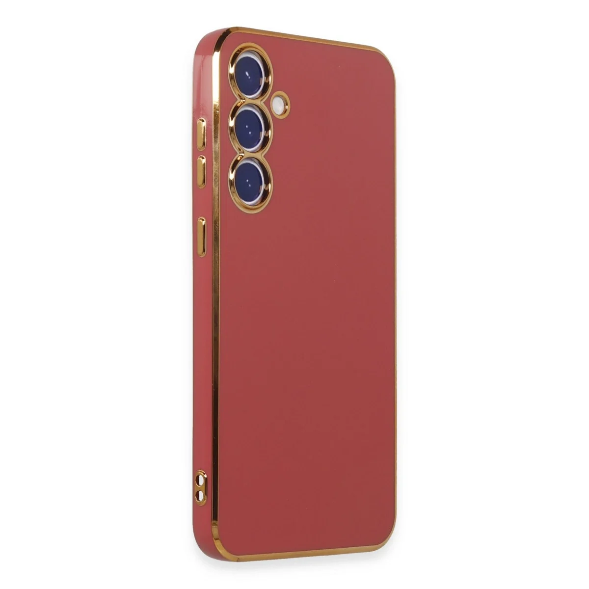 Samsung Galaxy S23 Fe Kılıf Volet Silikon - Kırmızı görsel 2