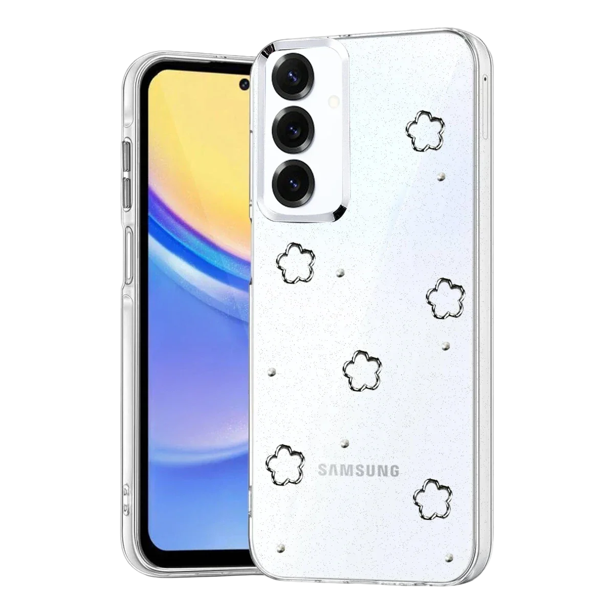Samsung Galaxy A37 5G Fiyonk Desenli Kapak - Desen 2
