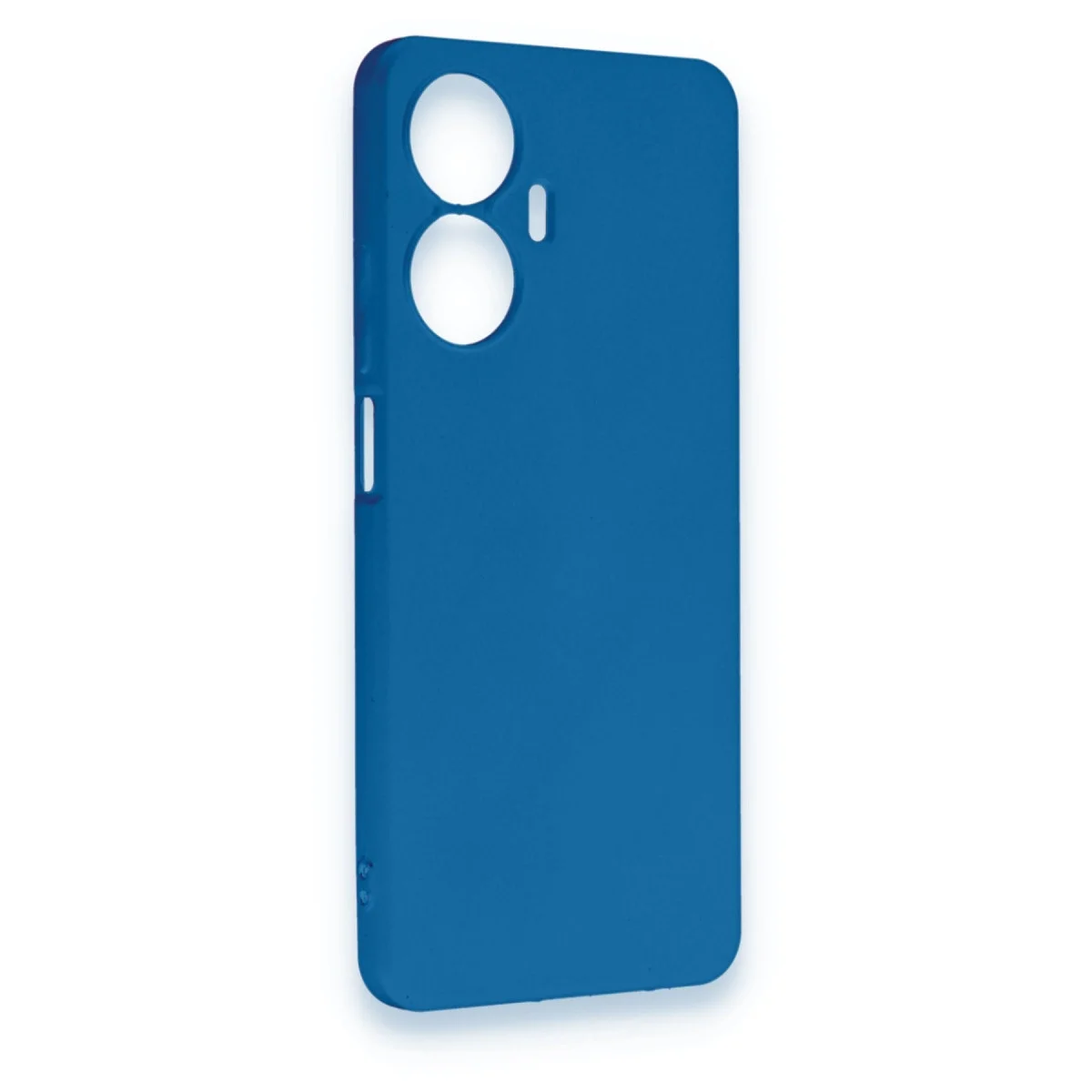 Realme C55 Kılıf First Silikon - Mavi görsel 4