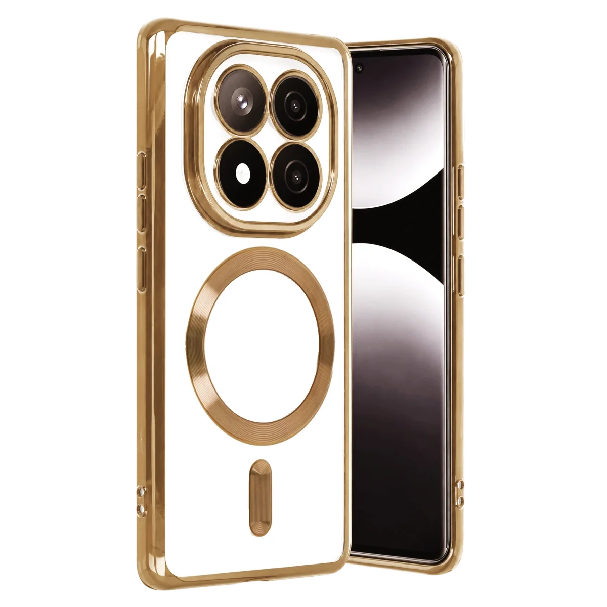 Xiao Red Note 15 Pro Plus 5g Kross Magneticsafe Kapak - Gold