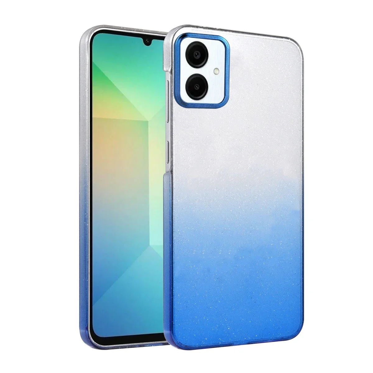Samsung Galaxy A06 Glossy Kapak - Mavi