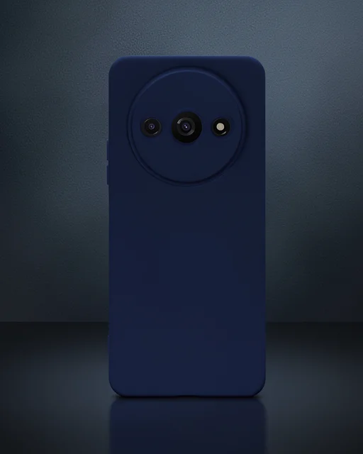 Xiaomi Redmi A3 4g Kılıf Nano İçi Kadife Silikon - Lacivert