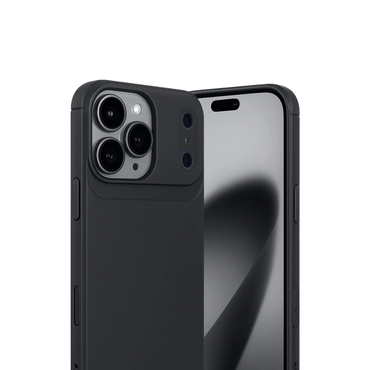 Apple İphone 17 Pro Max Auto Focus Karbon Kapak - Siyah görsel 2