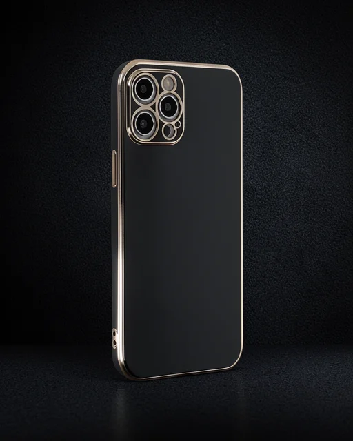 Apple İphone 12 Pro Max Kılıf Volet Silikon - Siyah