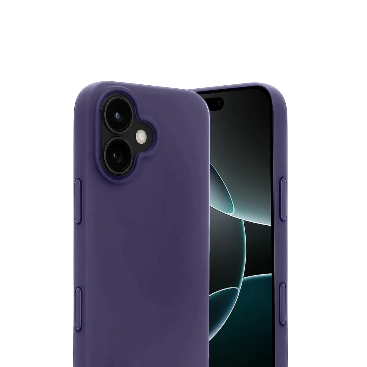 Apple İphone 17 First Silikon - Mürdüm görsel 2