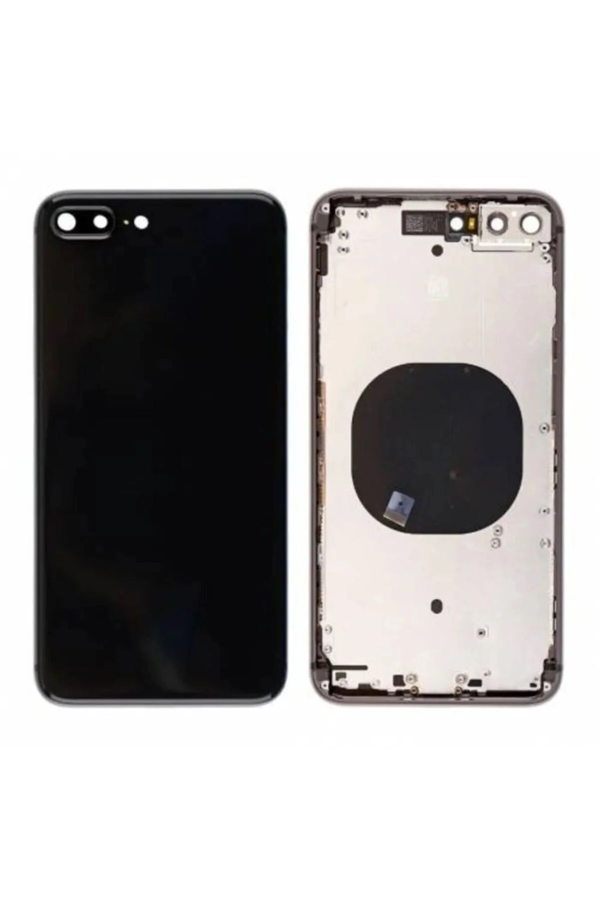 iPhone 8 Plus BOŞ Kasa Kapak (Siyah)