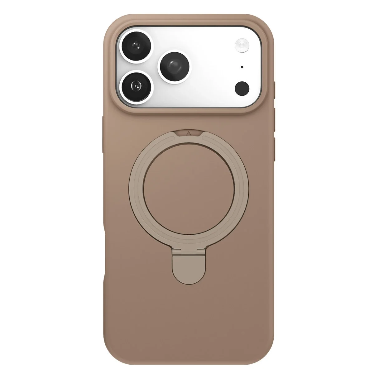 Apple İphone 17 Pro Max Regal Magsafe Standlı Kapak - Çöl Titanyum görsel 2