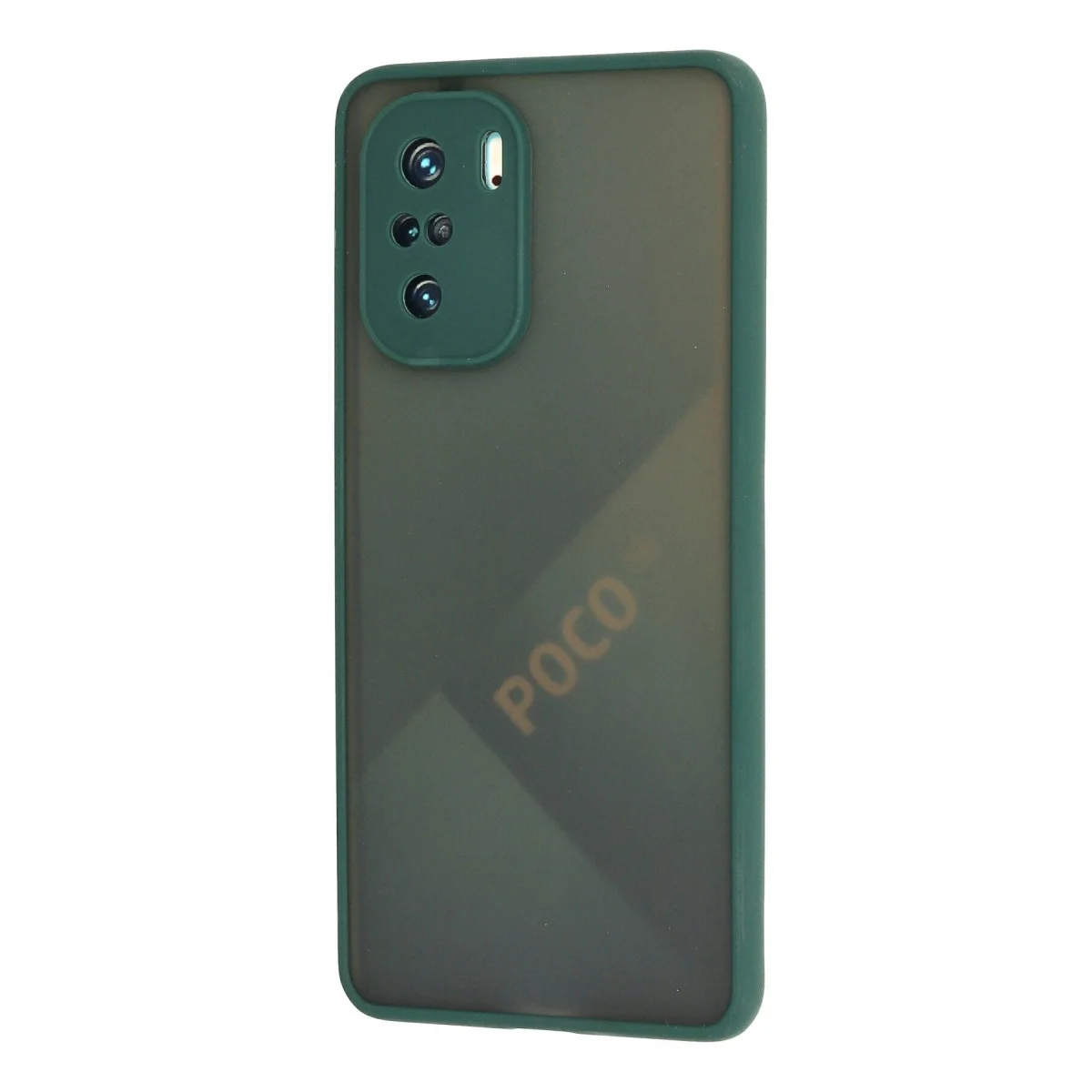 Xiaomi Poco F3 Kılıf Montreal Silikon Kapak - Yeşil görsel 2