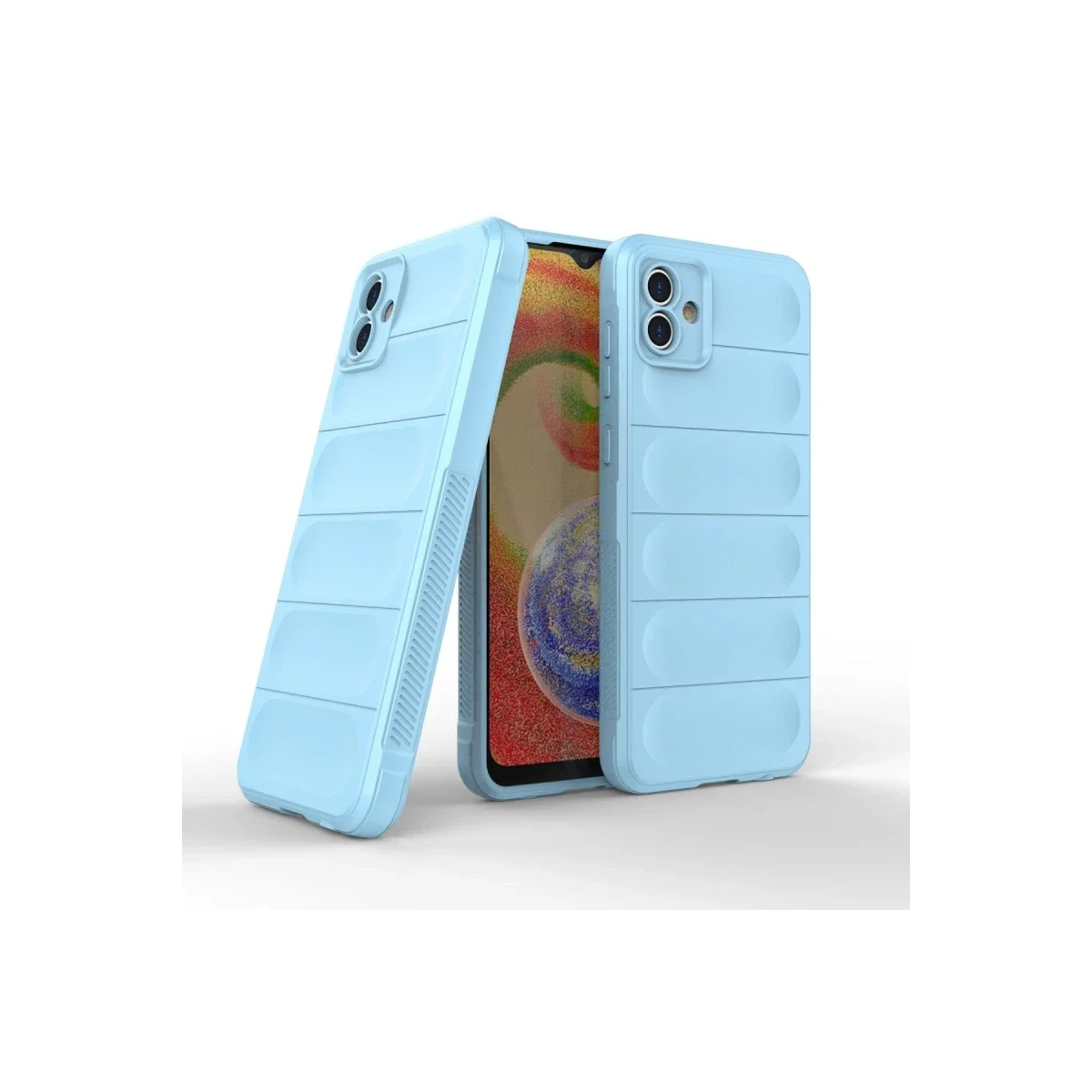 Samsung Galaxy A04 Kılıf Optimum Silikon - Sky Blue görsel 2