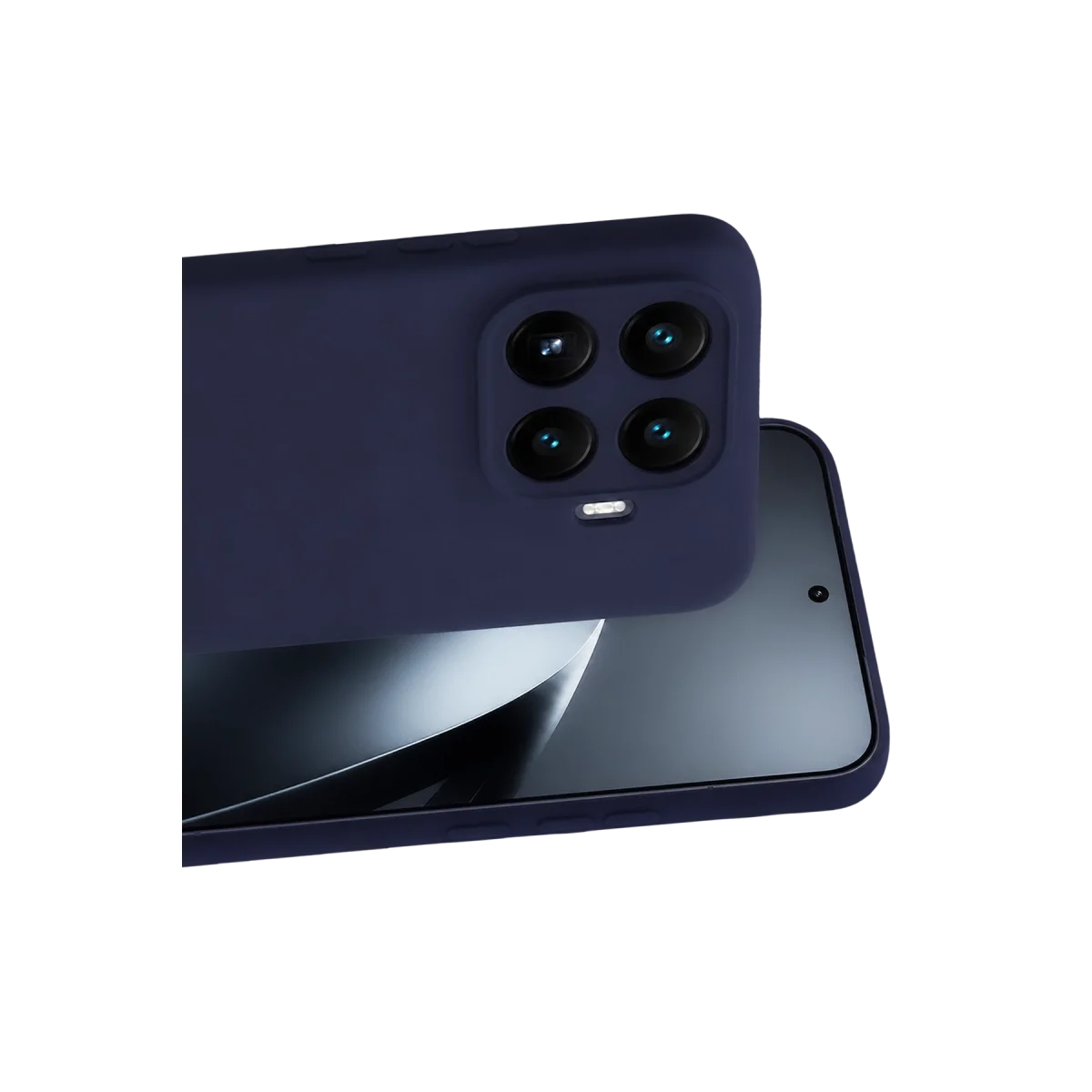 Xiaomi Mi 17t Nano İçi Kadife Silikon - Lacivert görsel 2