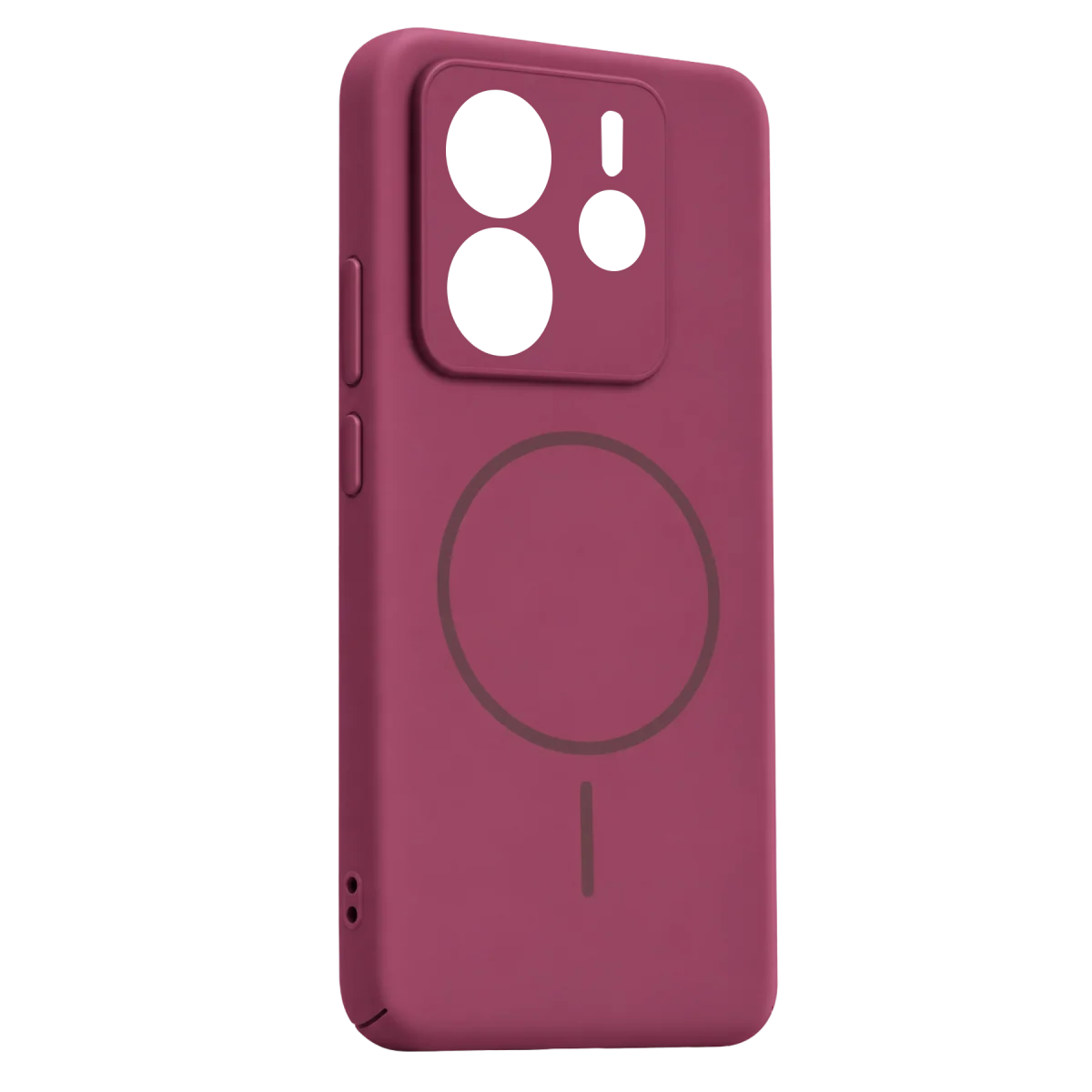 Xiaomi Redmi Note 14 4G Mika PC Magsafe Kapak - Bordo