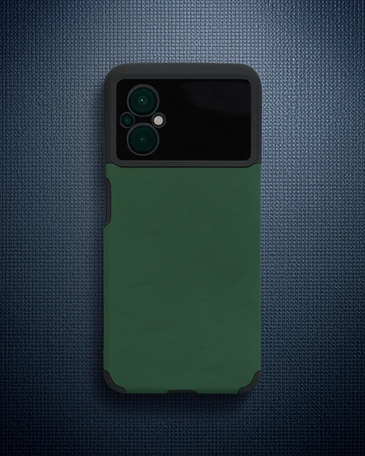 Xiaomi Poco M5 Kılıf Loop Deri Silikon - Yeşil