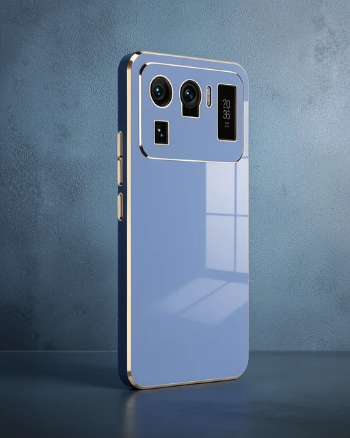 Xiaomi Mi 11 Ultra Kılıf Volet Silikon - Mavi