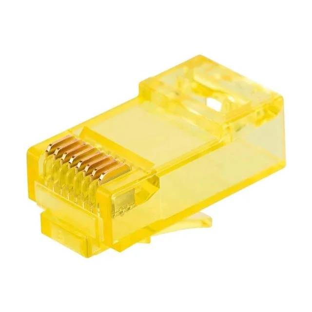 PM-22700 RJ45 RJ45 CAT6 8P/8C Sarı Soket (100’lü Paket) görsel 4