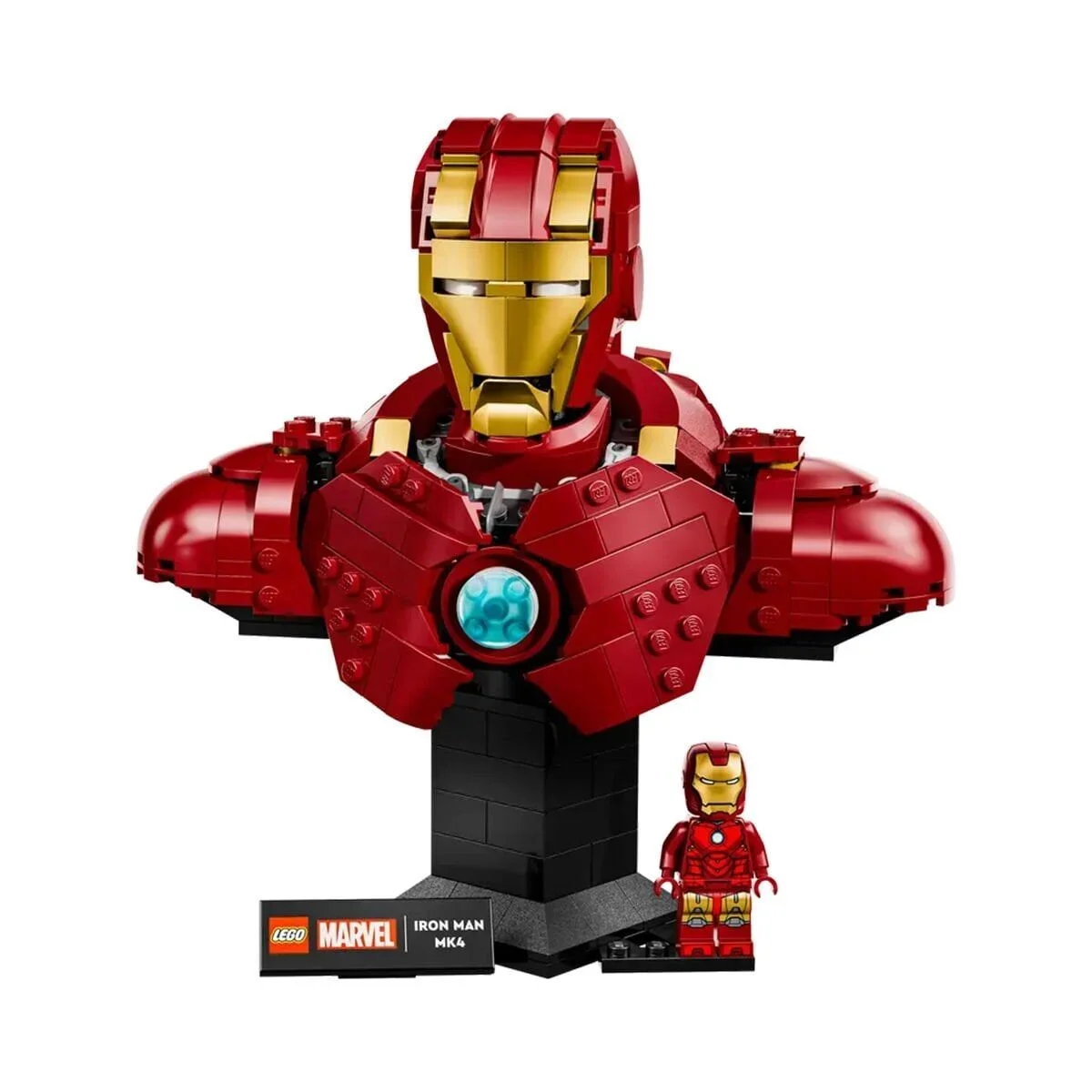 76327 Lego Marvel Iron Man MK4 Büstü 436 parça +18 yaş görsel 4