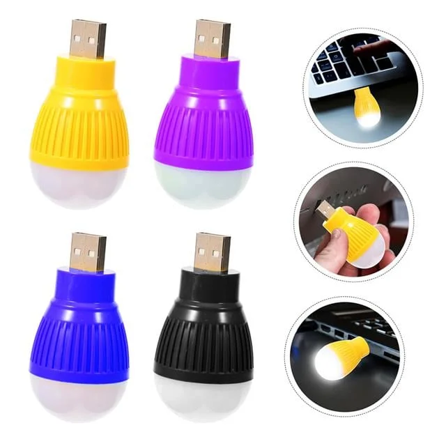 PM-34389 USB Beyaz Gece Lambası ni Ampul Aydınlatma