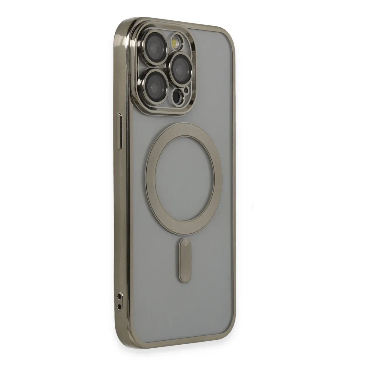 Apple iPhone 14 Pro Max Kılıf Kross Magneticsafe Kapak - Titan Gri görsel 2