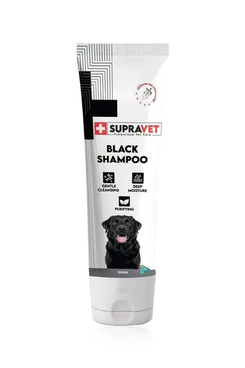 Supravet siyah tüylü köpek şampuanı 200 ml