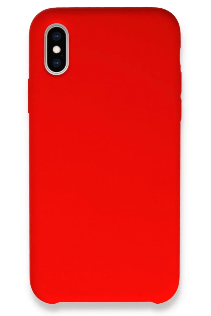 Apple iPhone XS Max Kılıf Lansman Legant Silikon - Kırmızı