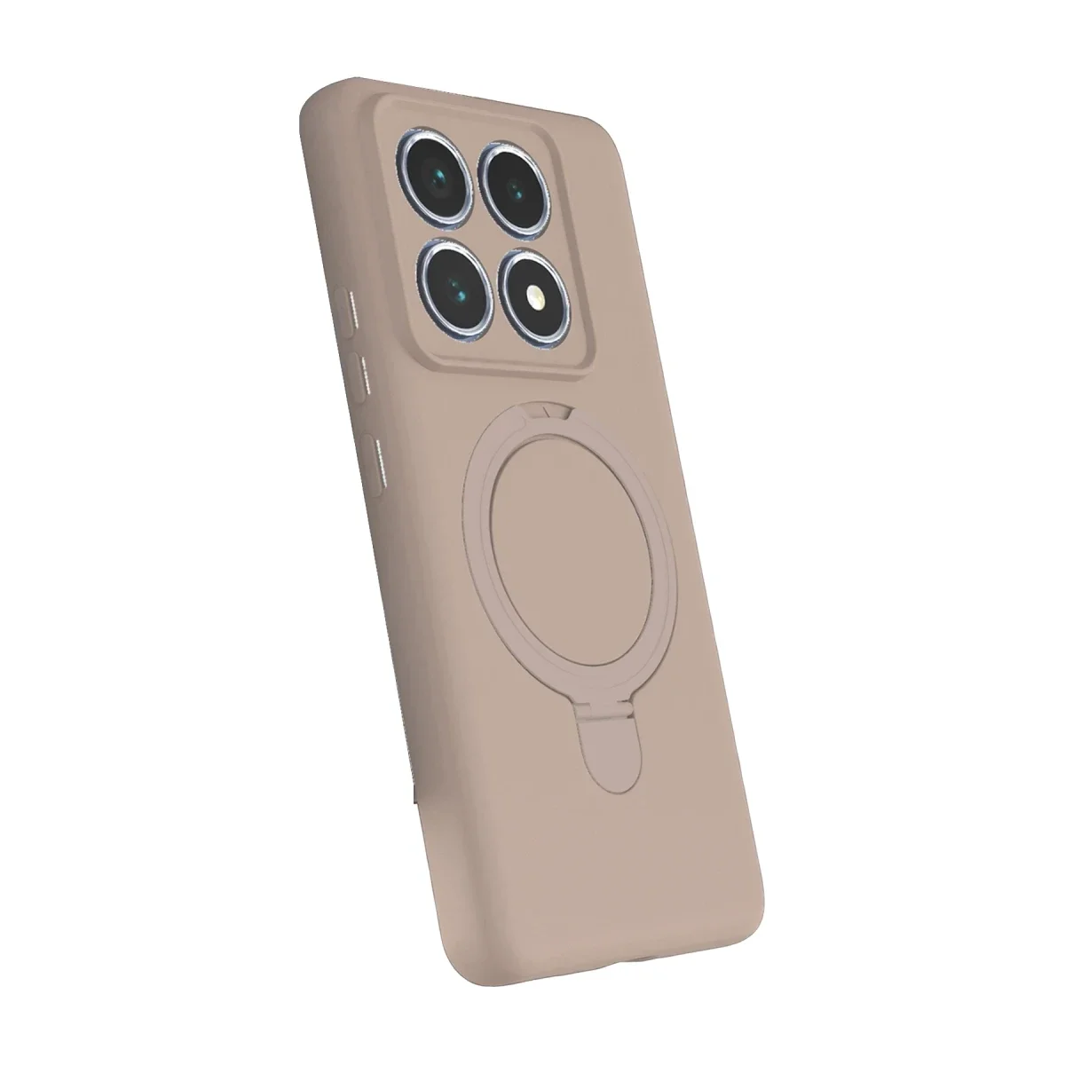 Xiaomi Mi 14T Pro Regal Magsafe Standlı Kapak - Çöl Titanyum görsel 2