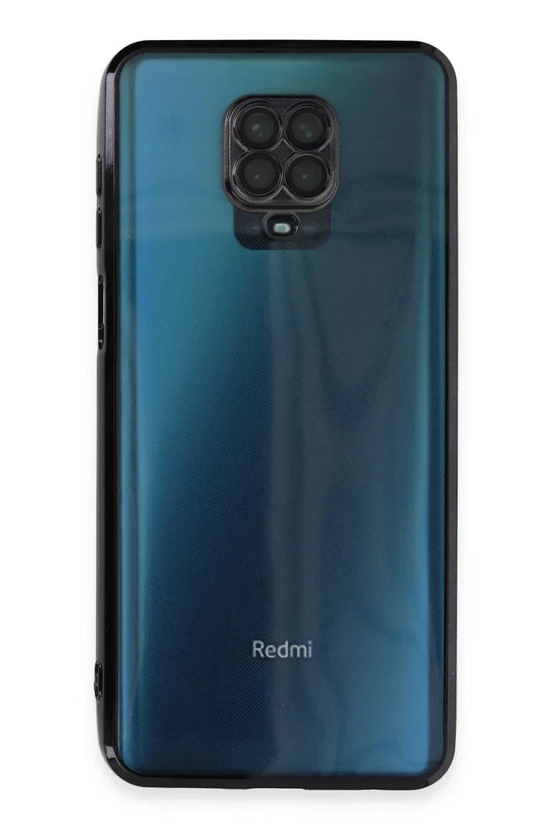 Xiao Red Note 9 Pro Kılıf Razer Lensli Silikon - Siyah görsel 2