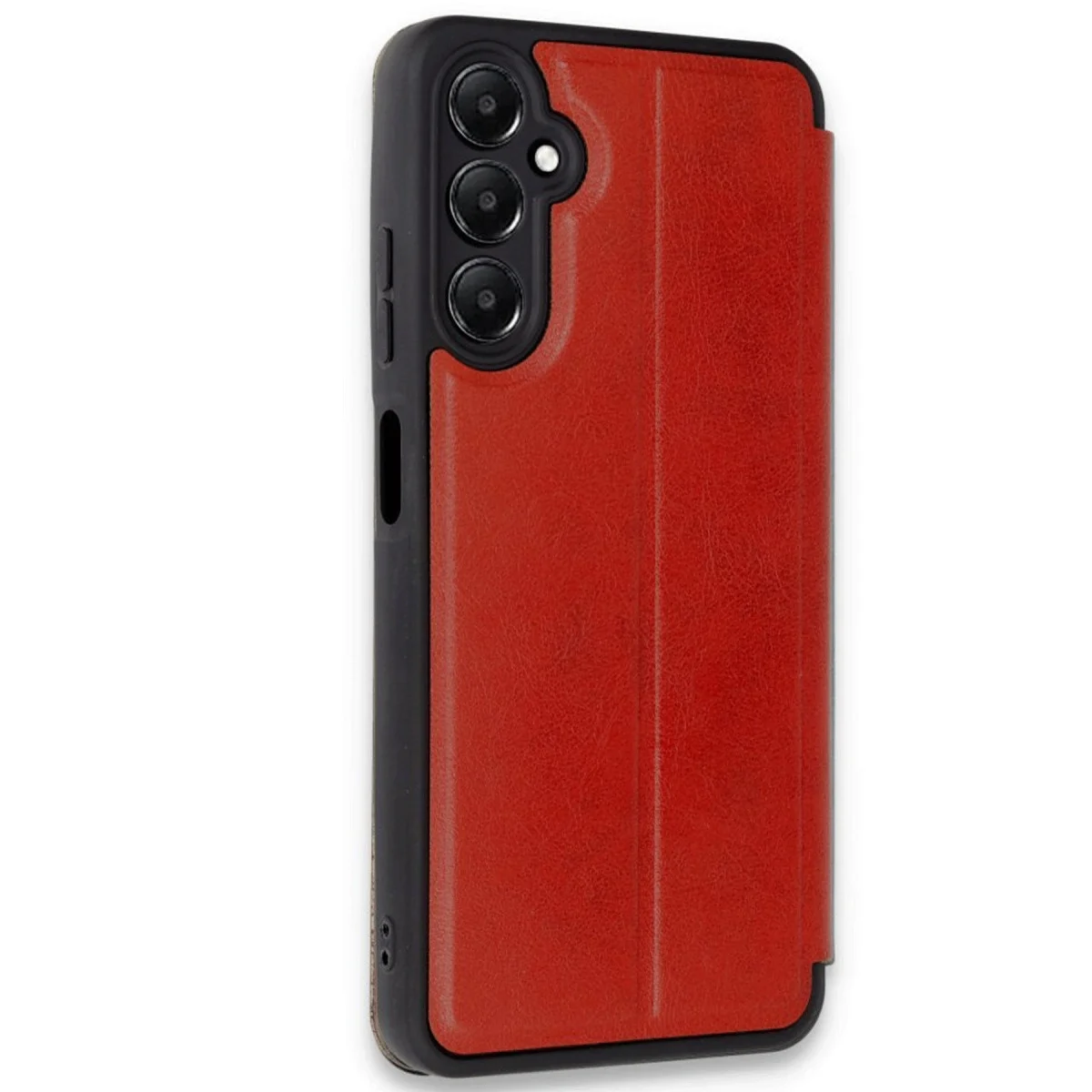 Samsung Galaxy A26 Kılıf Flip Cover - Kırmızı görsel 2