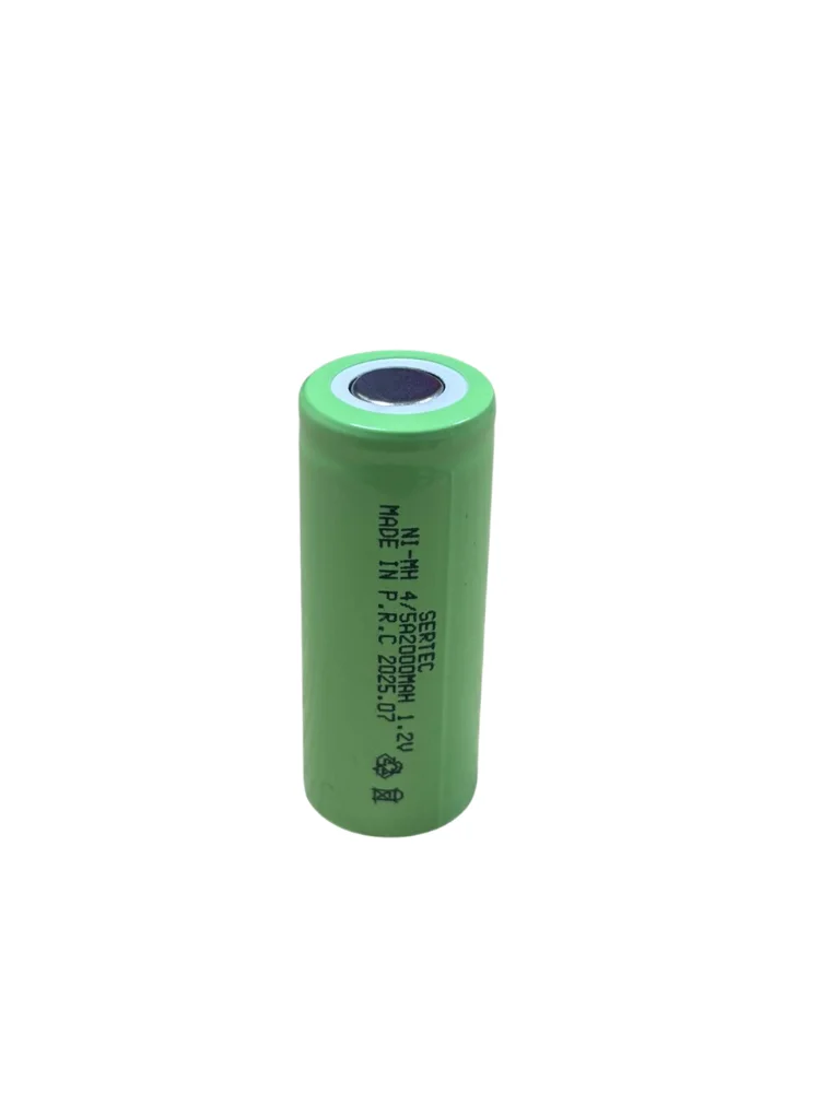 1.2V 2000 Mah - 4/5A - Ni-MH Şarjlı Pil - (Başsız / Flat Head)