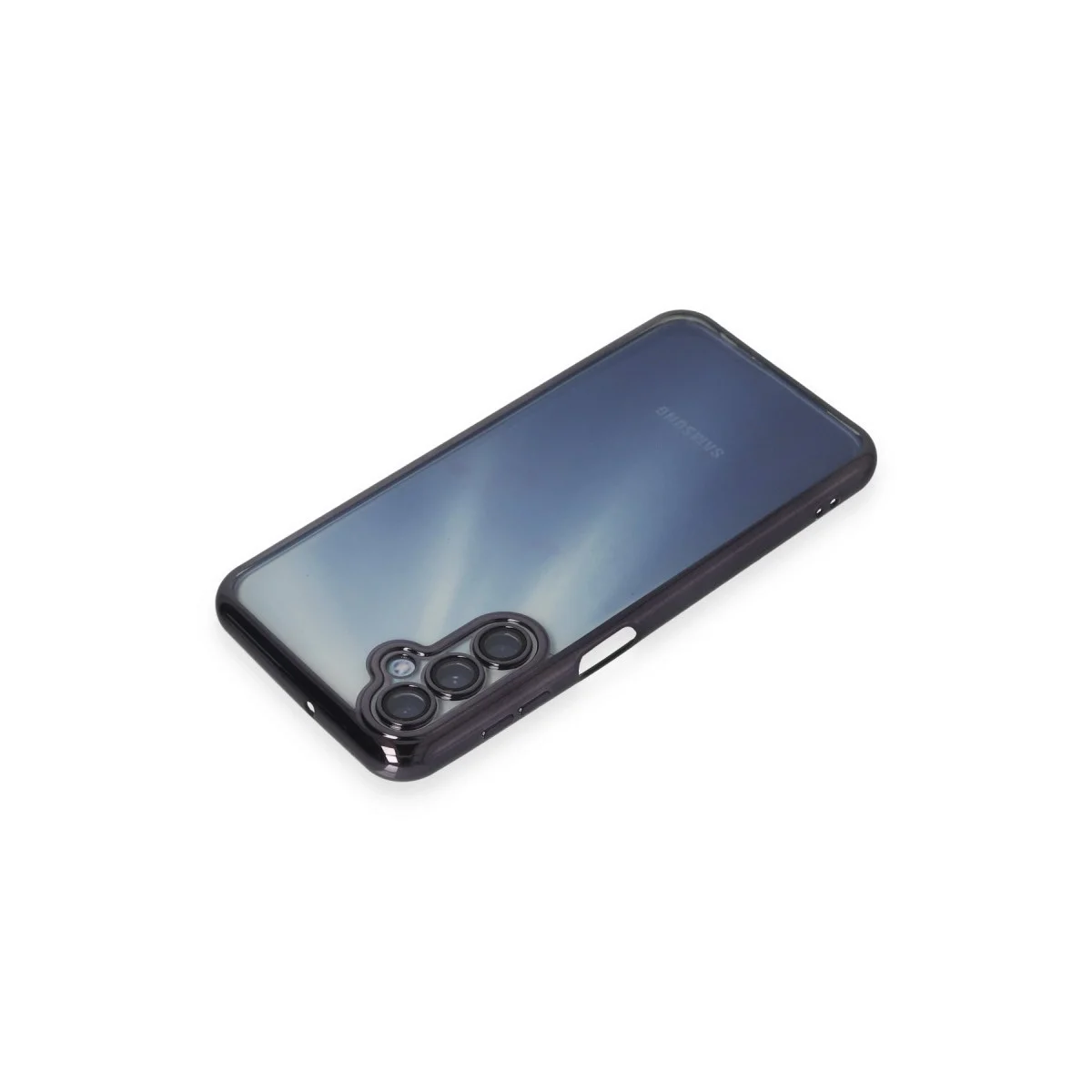 Samsung Galaxy A15 4g Kılıf Razer Lensli Silikon - Mor görsel 3