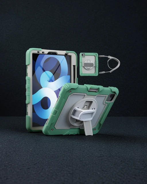 Apple İpad Pro 11 (2020) Kılıf Strap New Tablet Kapak - Yeşil