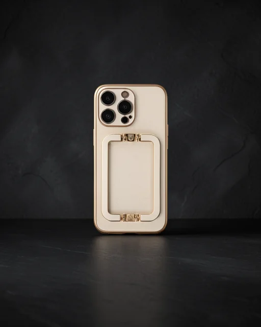 Apple İphone 14 Pro Kılıf Coco Elit Kapak - Gold