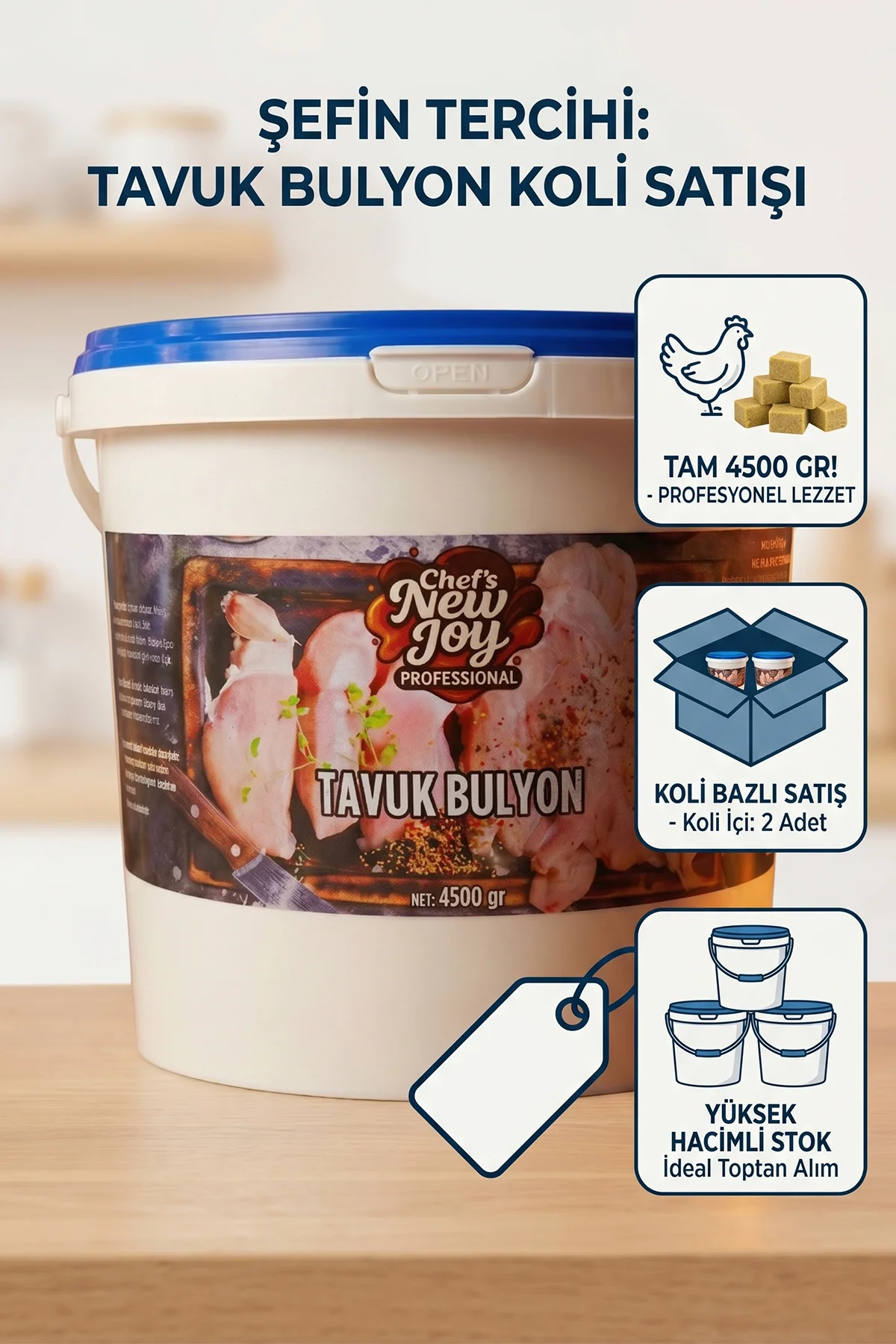 Tavuk Bulyon 4500 G X 2 Adet - 1 Koli (Koli Bazlı Avantaj Paketi) görsel 2
